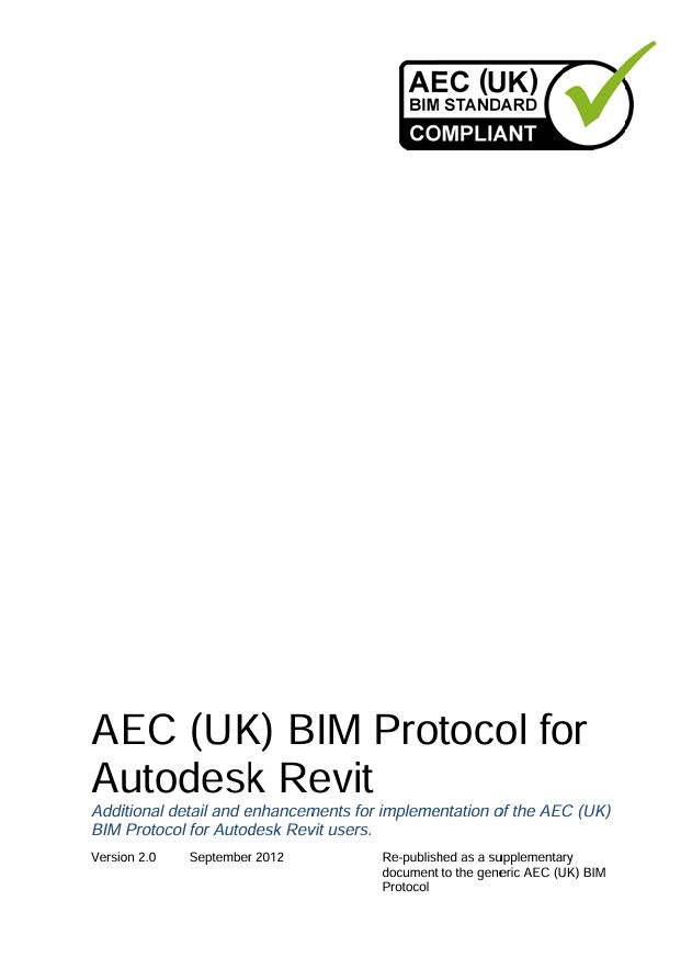 Protocolo BIM de AEC (Reino Unido) para Autodesk Revit v2.0